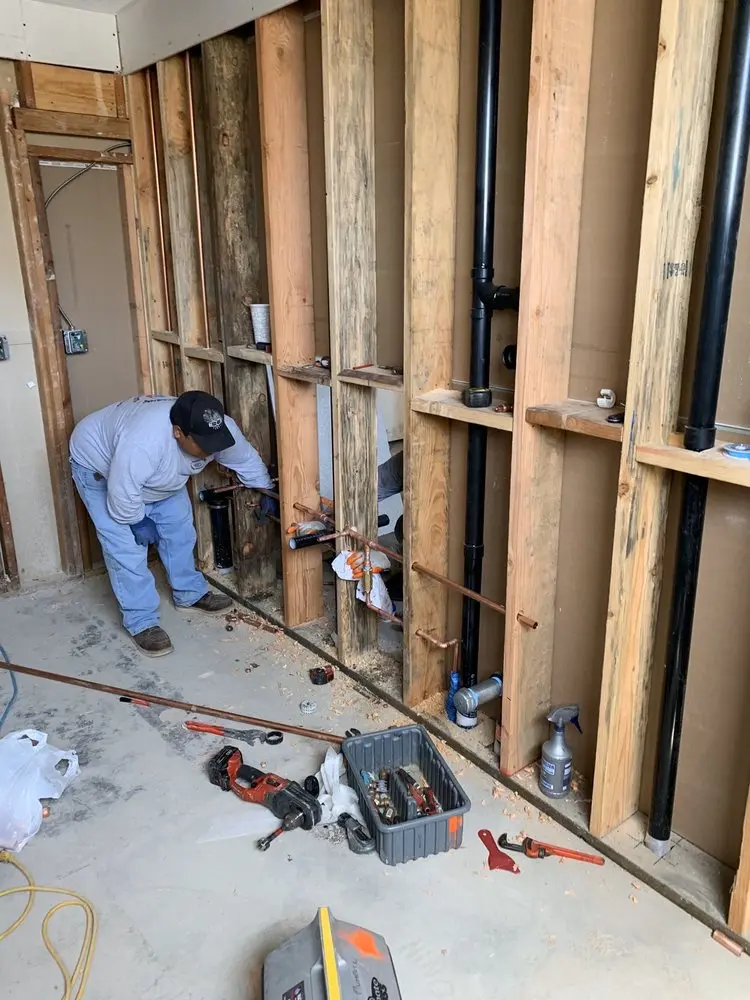Commercial rough-in plumbing for Gas Line Repair in Spicewood